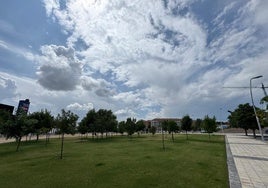 Imagen de uno de los parques actuales del barrio de La Lastra