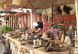 Imagen de archivo de pasadas ediciones del mercado artesanal