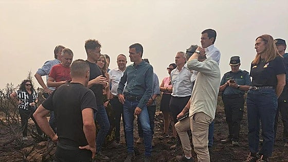 Pedro Sánchez visita de nuevo León tras los incendios