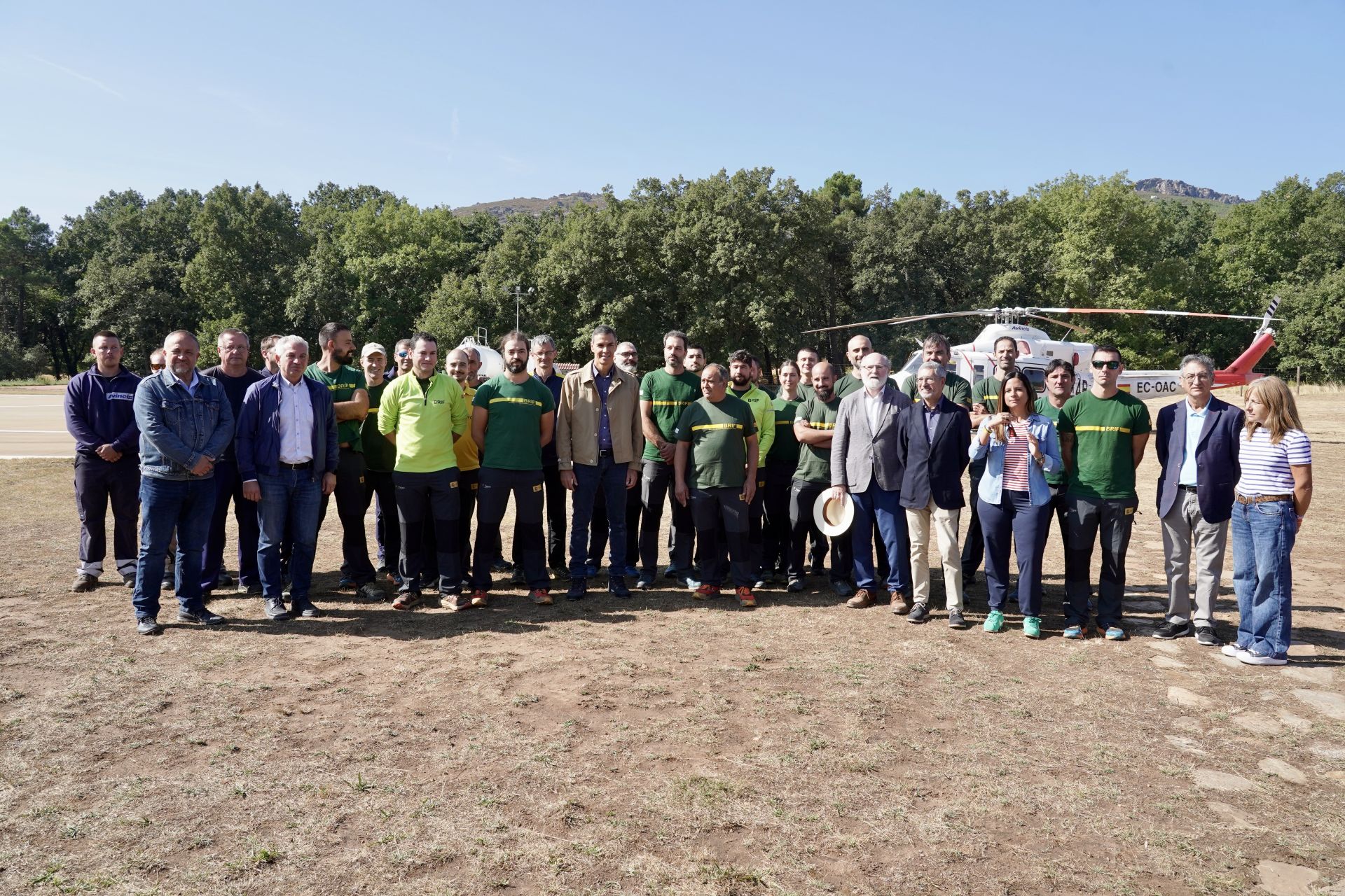 Las imágenes de la visita de Pedro Sánchez a León