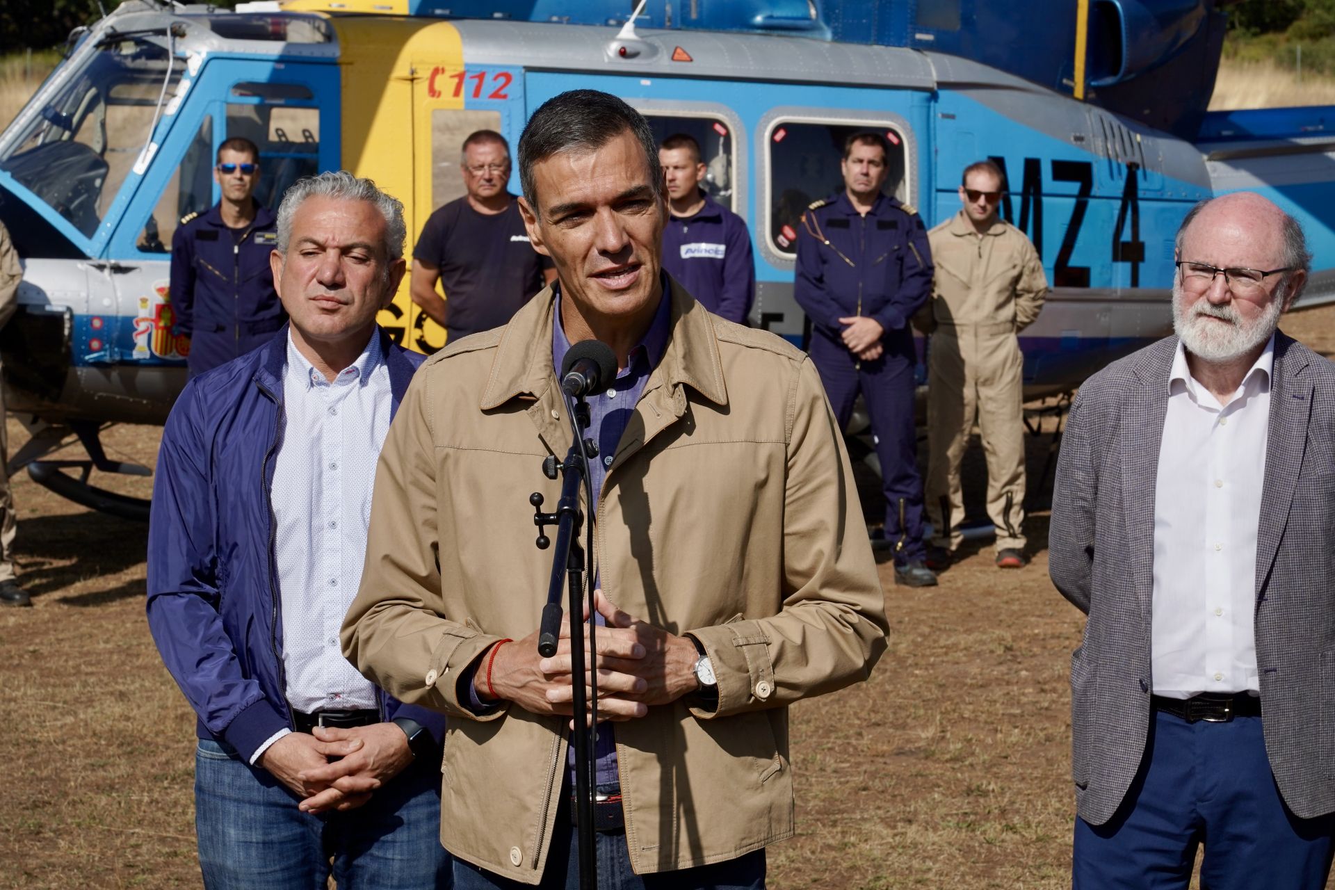 Las imágenes de la visita de Pedro Sánchez a León