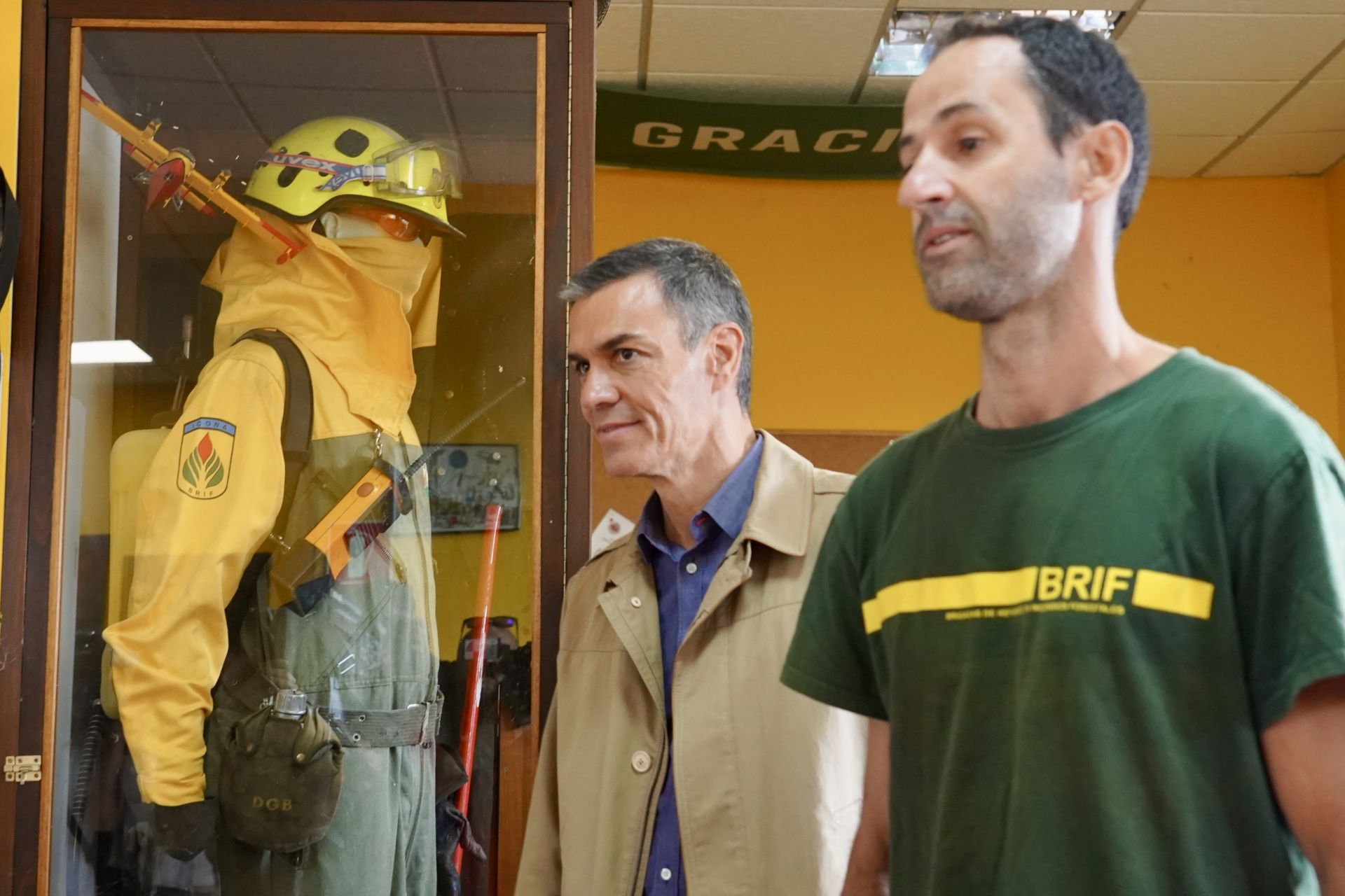 Las imágenes de la visita de Pedro Sánchez a León