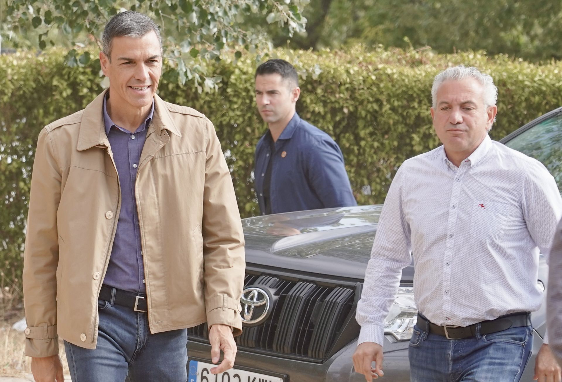 Las imágenes de la visita de Pedro Sánchez a León