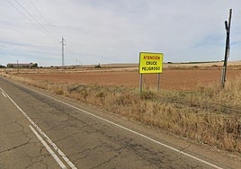 Carretera en la que se produjo el siniestro.