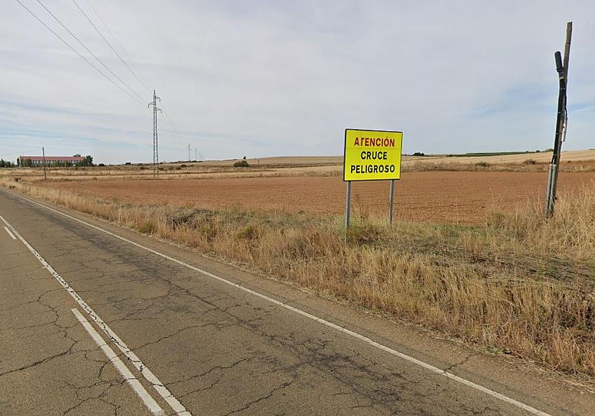 Carretera en la que se produjo el siniestro.