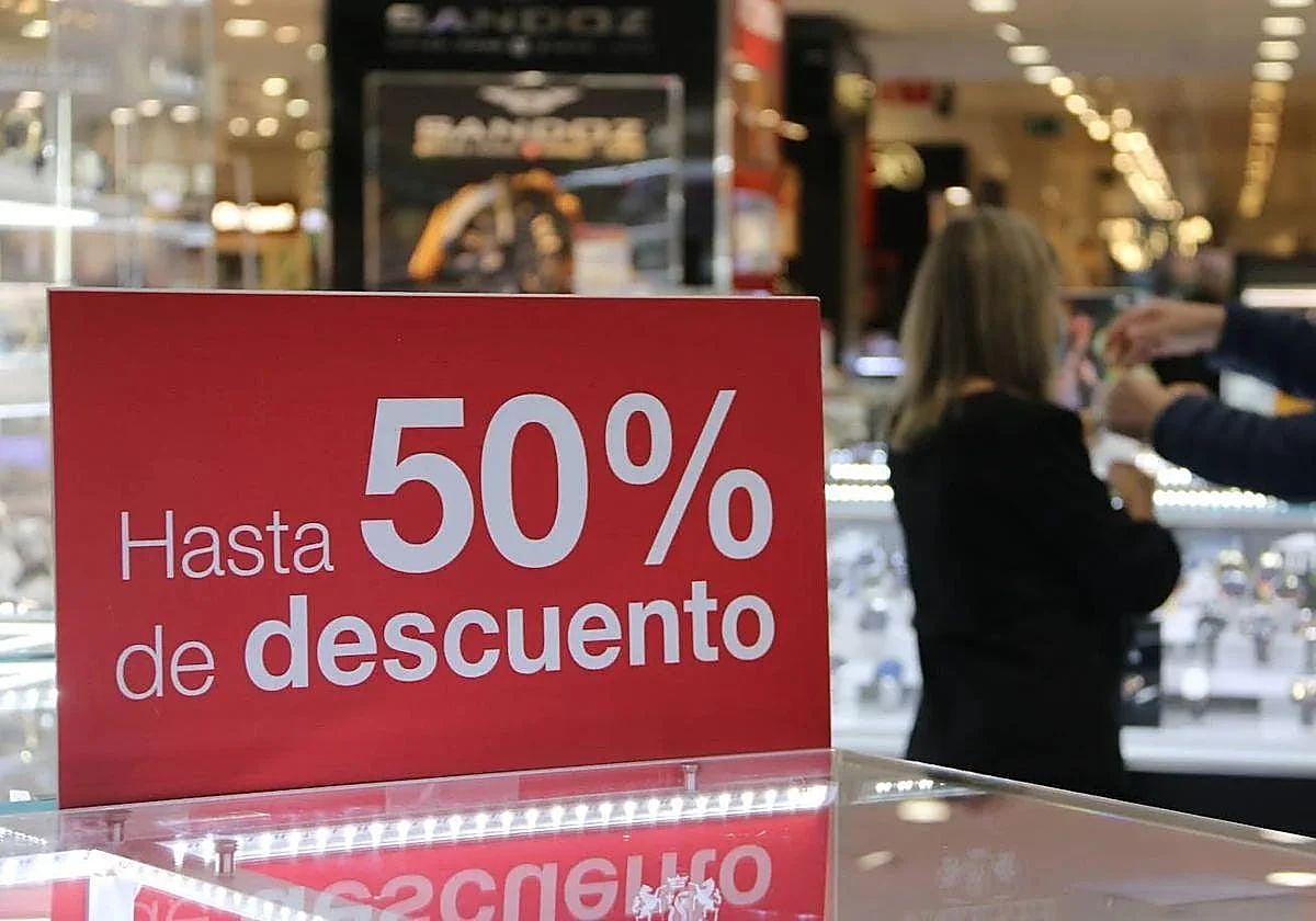 Imagen de una rebaja