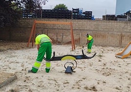 Uno de los parques infantiles de San Andrés.
