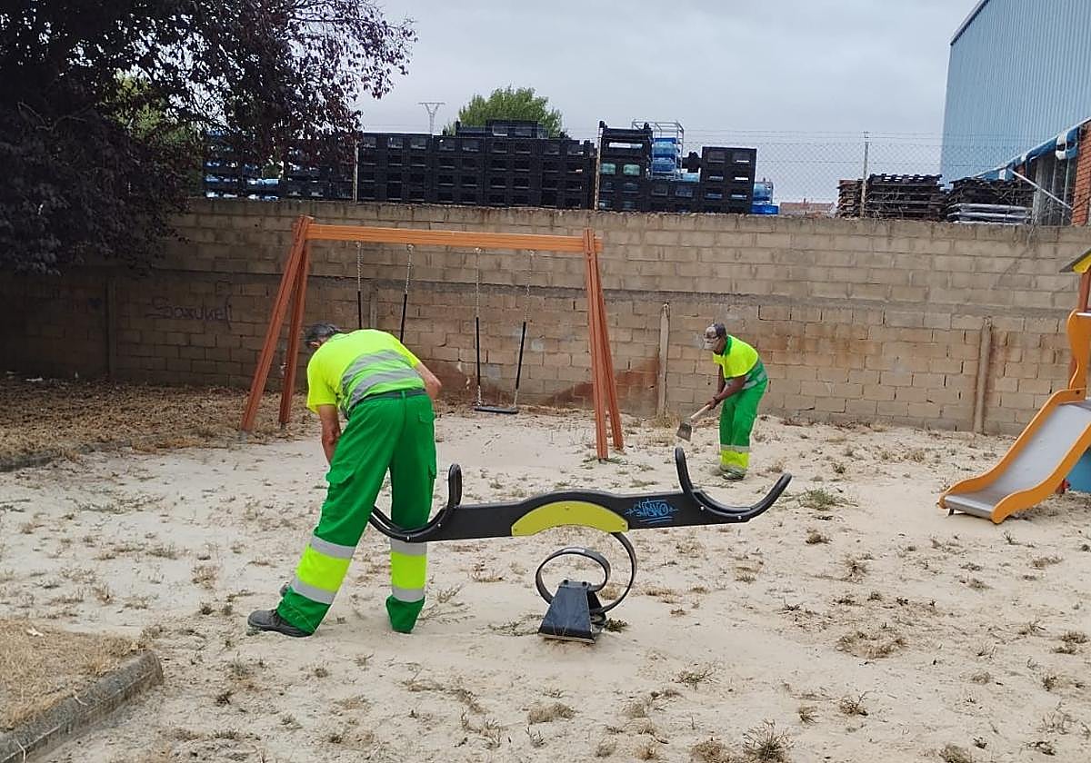 Uno de los parques infantiles de San Andrés.