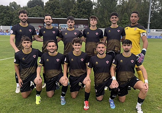 Once del Atlético Bembibre en Almazán.