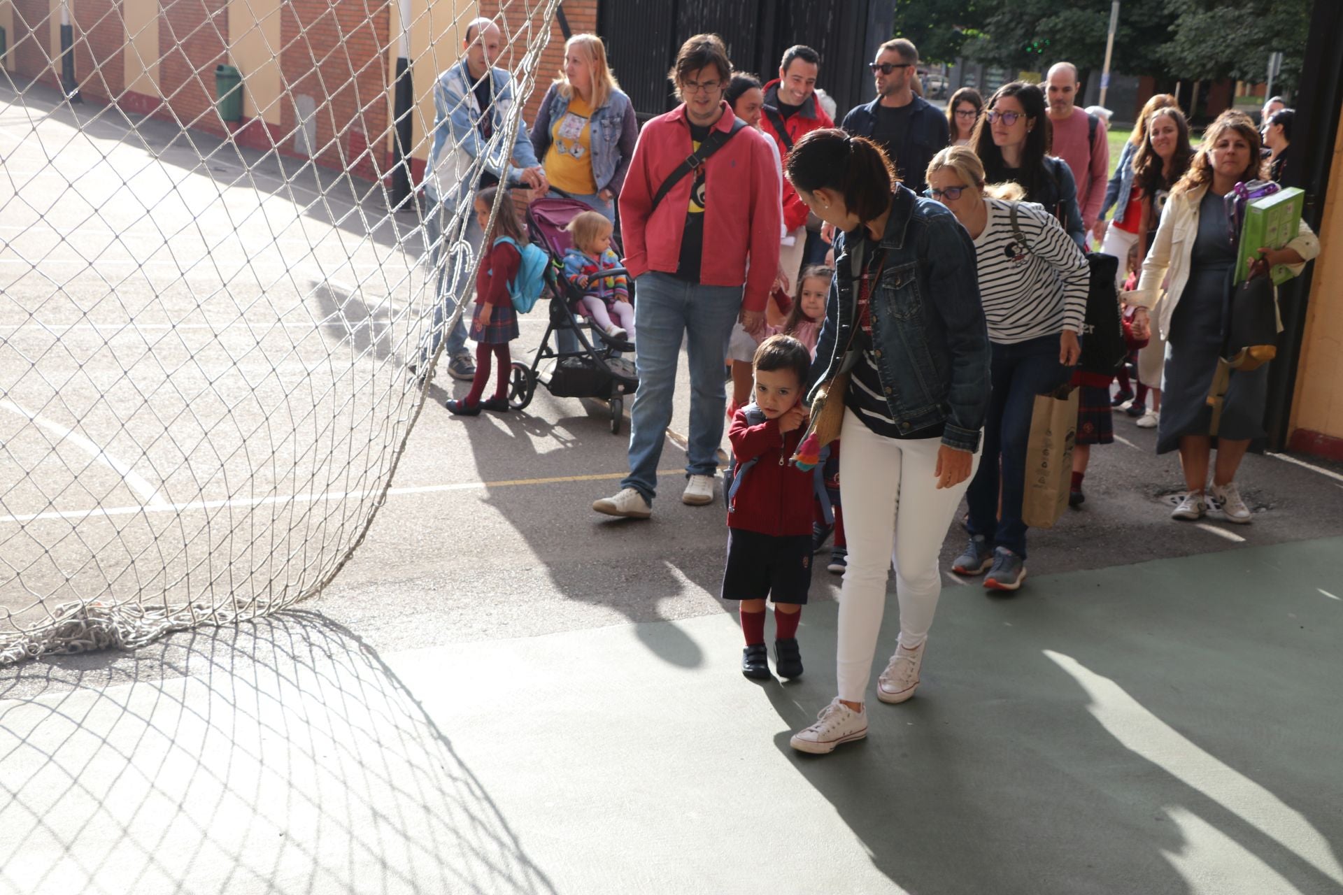 Las imágenes de la emotiva vuelta al cole en León