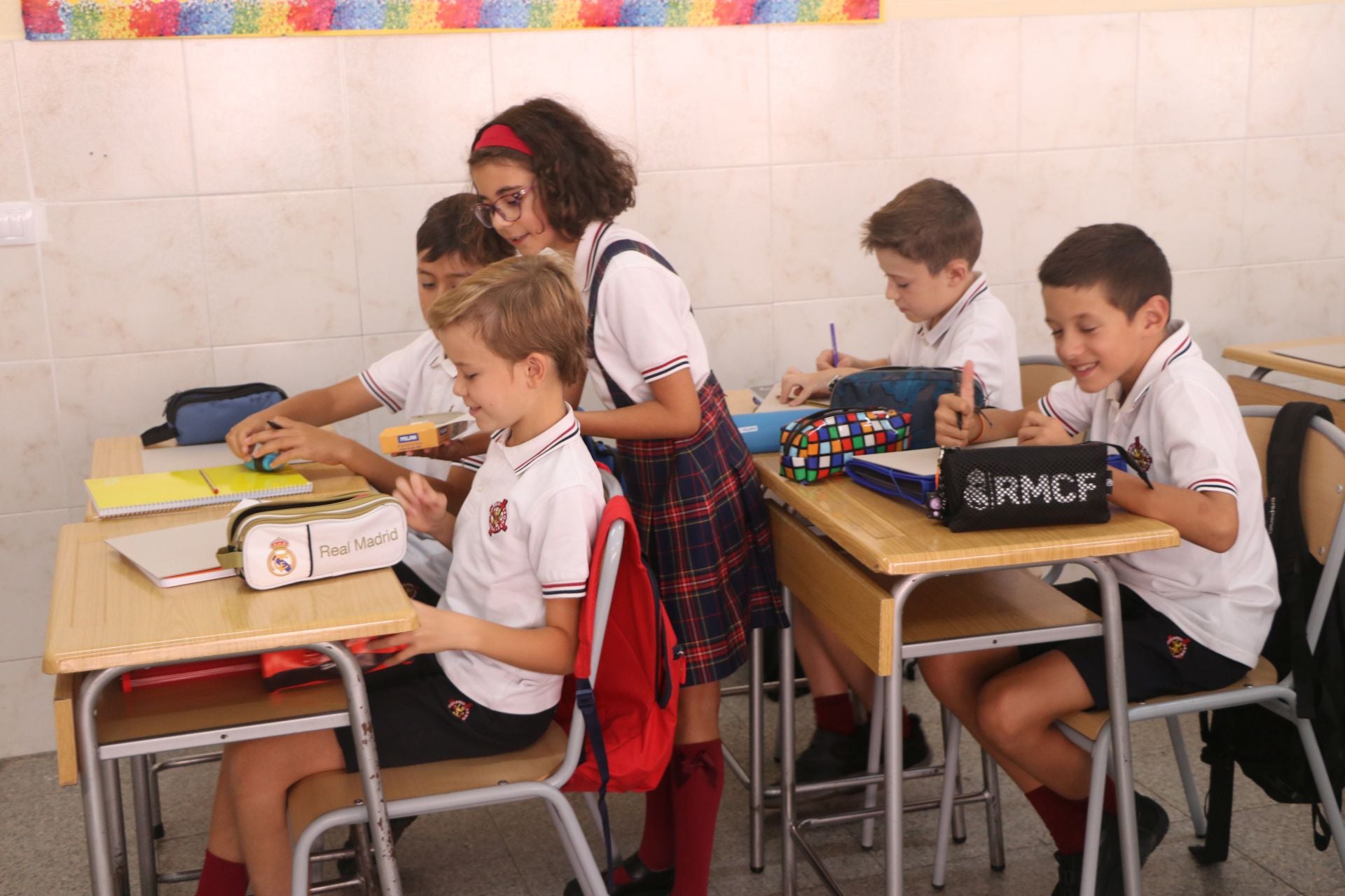 Las imágenes de la emotiva vuelta al cole en León