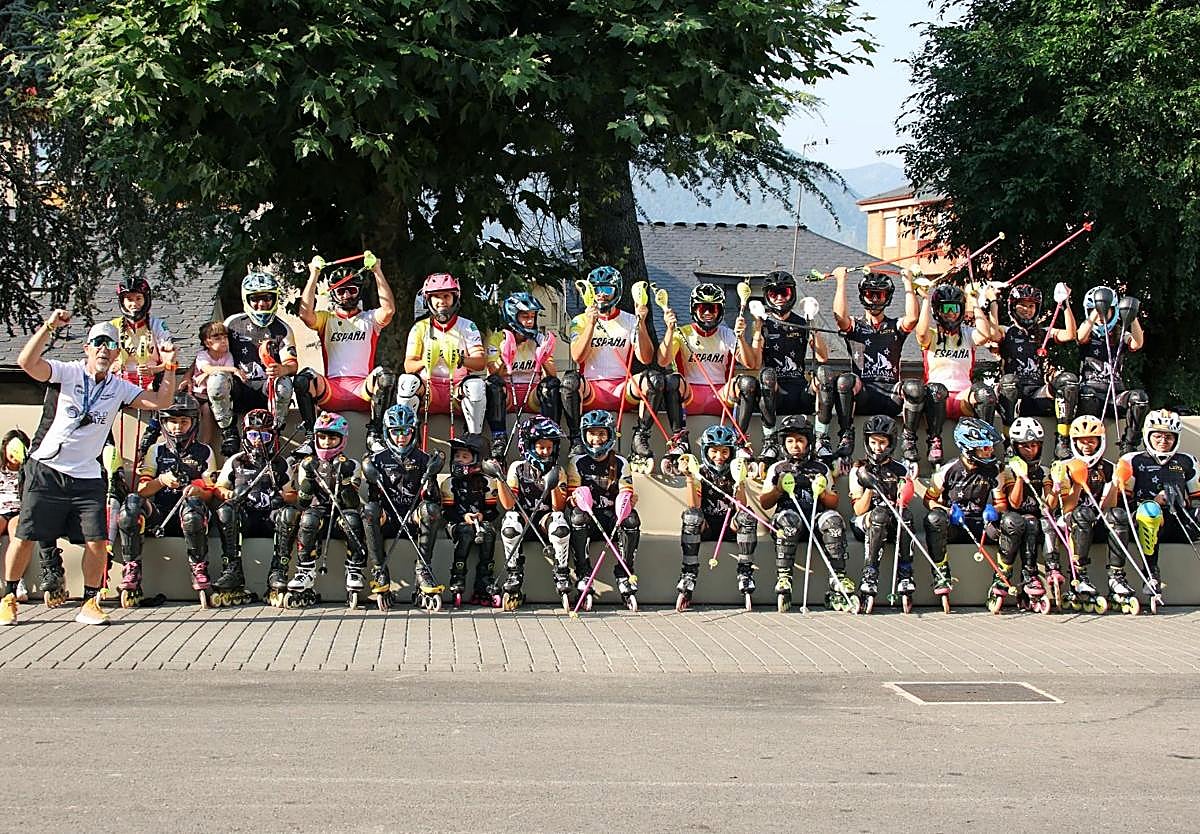 El Leitariegos suma dos campeones de España de alpino en línea