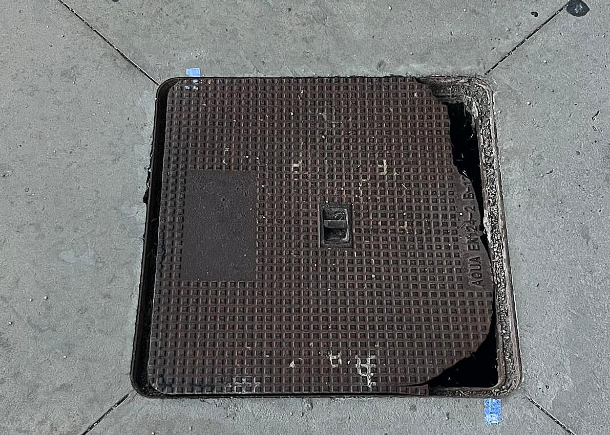 Imagen secundaria 1 - Bomberos de León interviene en el jardín del Palacio y da parte de sus deficiencias