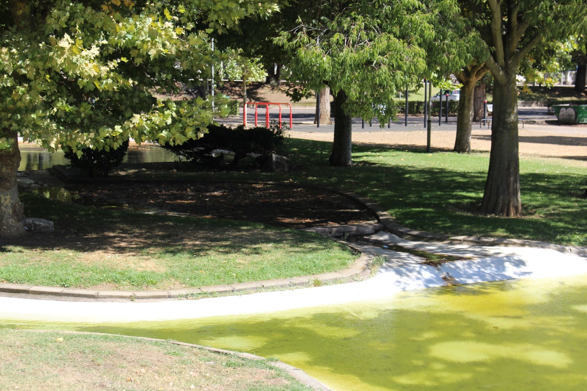Las imágenes de la basura en el estanque del paseo Papalaguinda