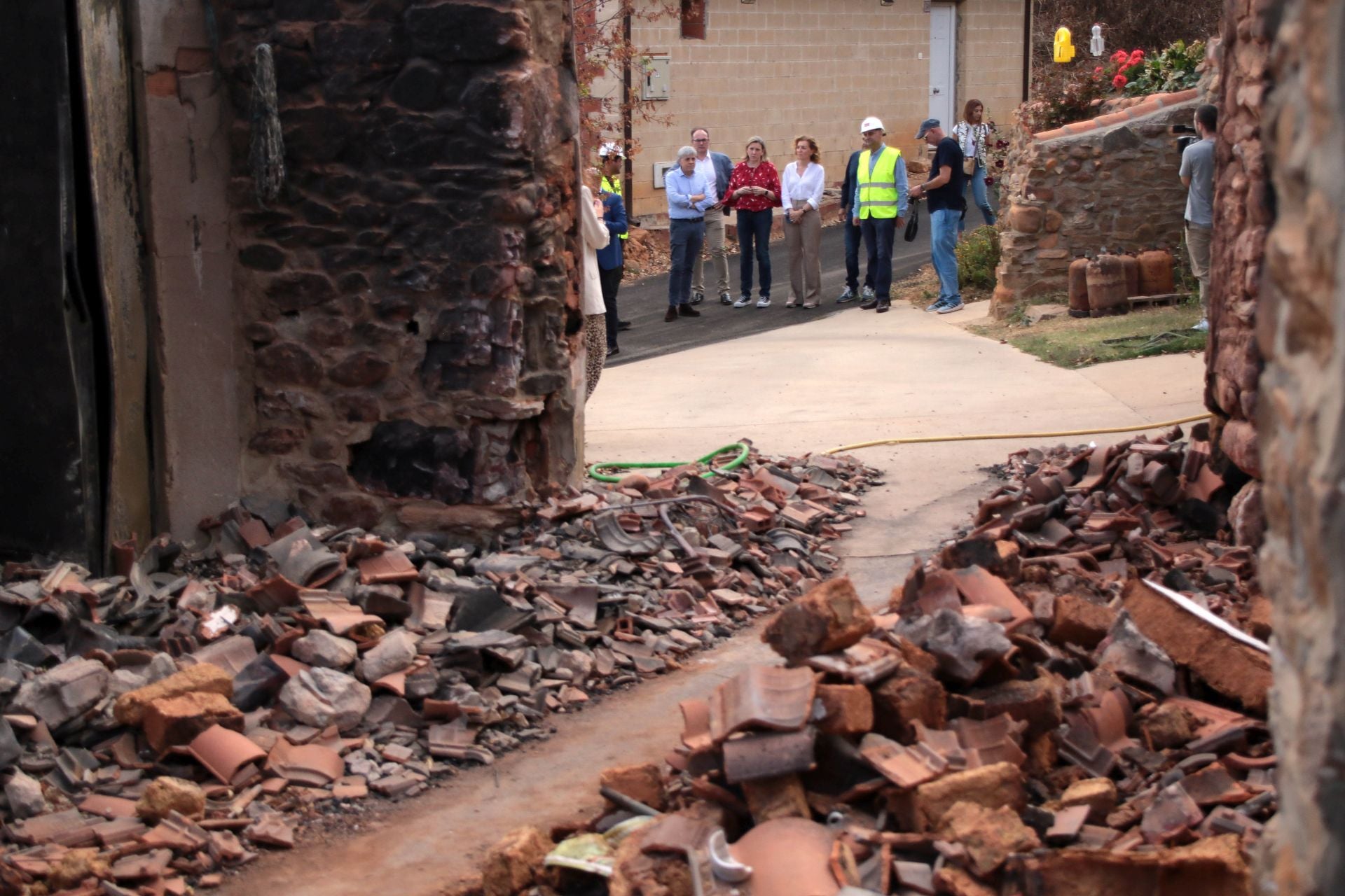 Así está Castrocalbón semanas después del incendio