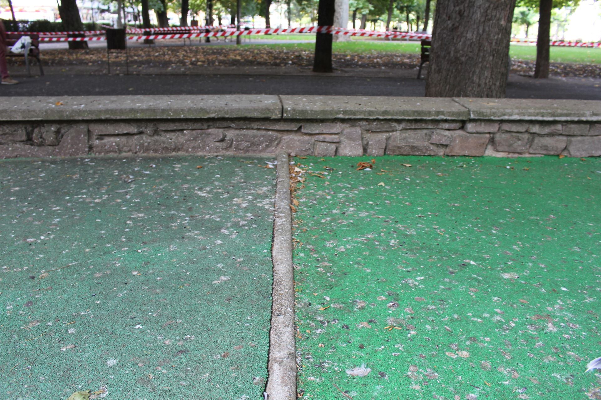 La suciedad en el parque infantil de San Francisco