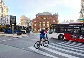 Plaza de Santo Domingo sin coches.