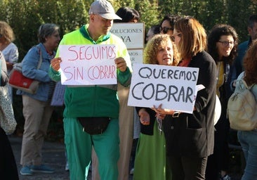 Protestas en San Andrés por el impago de nóminas en el Ayuntamiento: «Si esto no se arregla, nos vamos a la huelga»