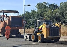 La Bañeza invierte 140.000 euros en renovar el firme de la N-VI