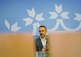 David Hierro, portavoz de Vox en las Cortes.