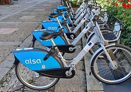 Servicio de préstamo de bicis en León.