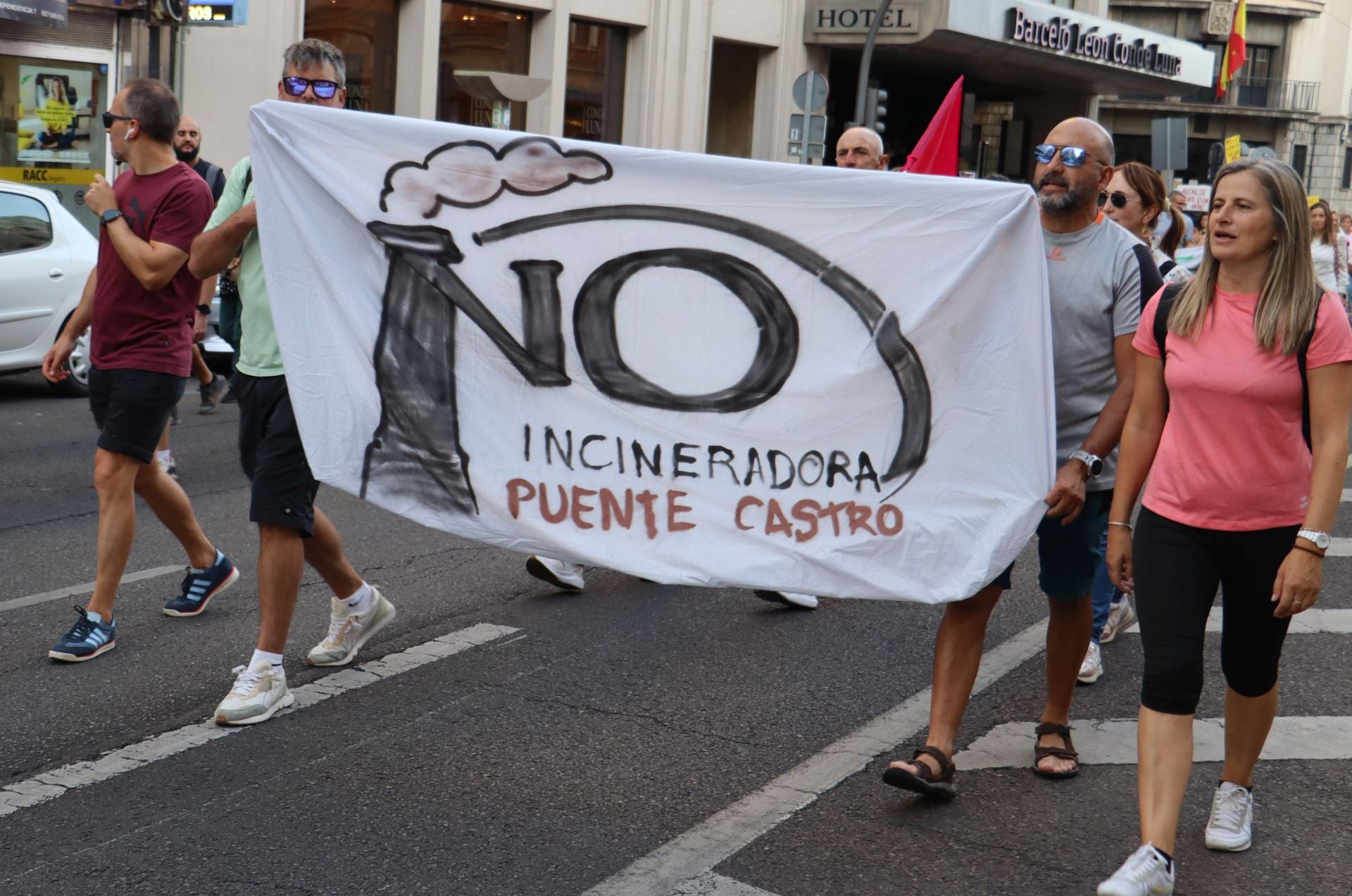 Protesta contra la macroplanta de biomasa proyectada en Puente Castro