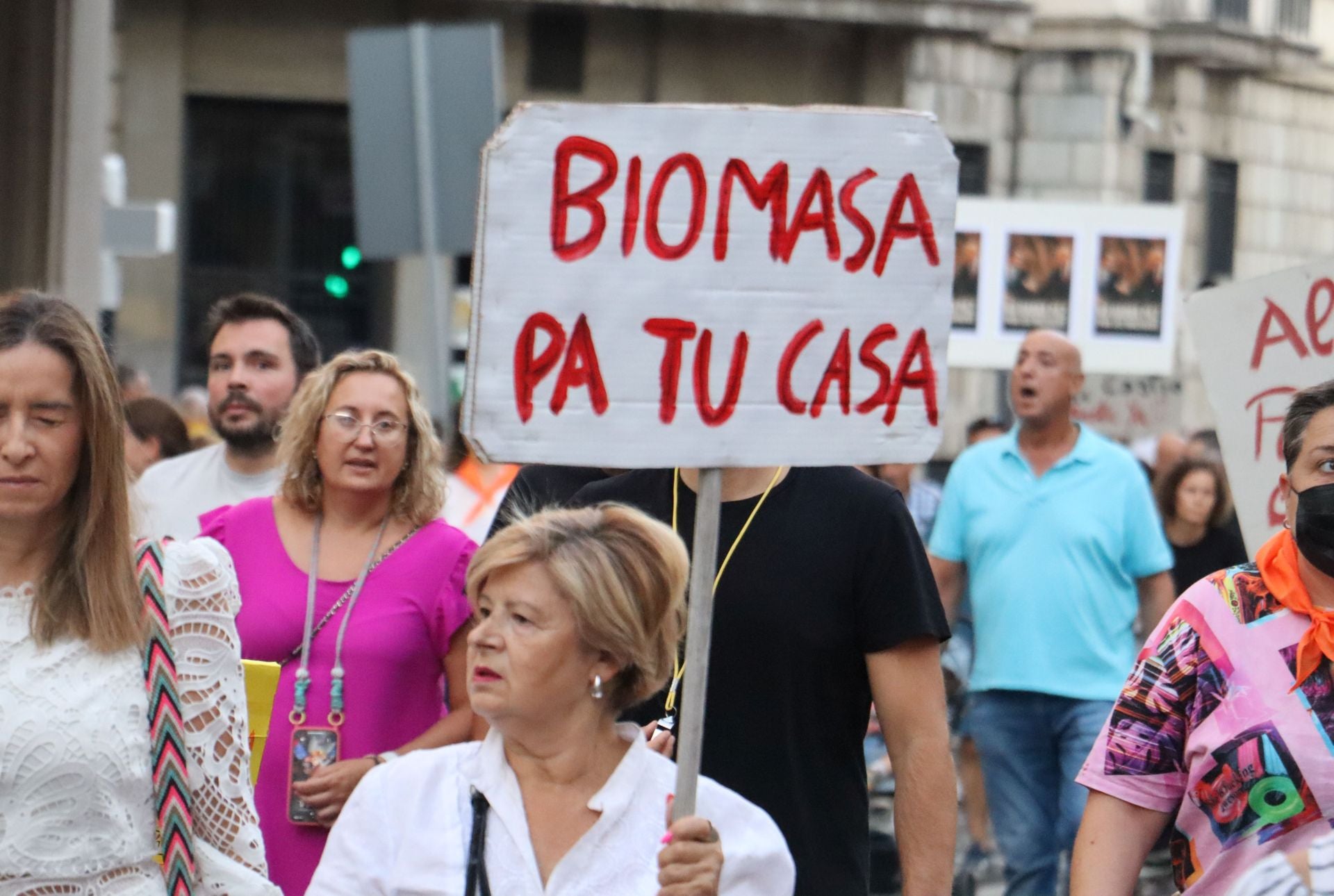 Protesta contra la macroplanta de biomasa proyectada en Puente Castro