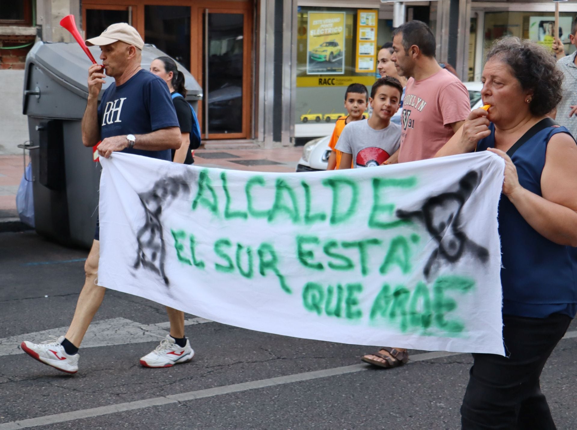 Protesta contra la macroplanta de biomasa proyectada en Puente Castro