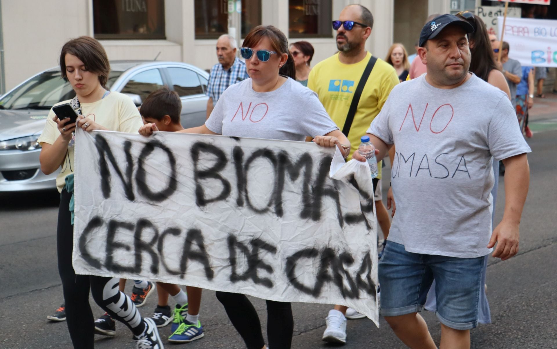 Protesta contra la macroplanta de biomasa proyectada en Puente Castro