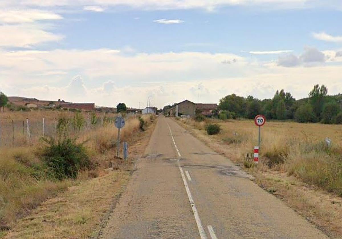 Imagen de la LE-213, en la provincia de León.