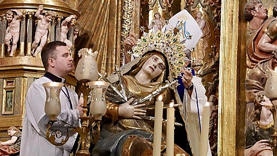 Nuestra Señora de los Dolores protagoniza la quinta coronación canónica en la historia de la Diócesis de Astorga