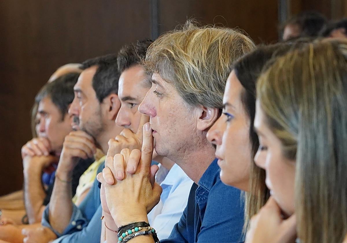 El secretario general del PSCyL, Carlos Martínez, interviene ante el Comité Autonómico del PSOE de Castilla y León.