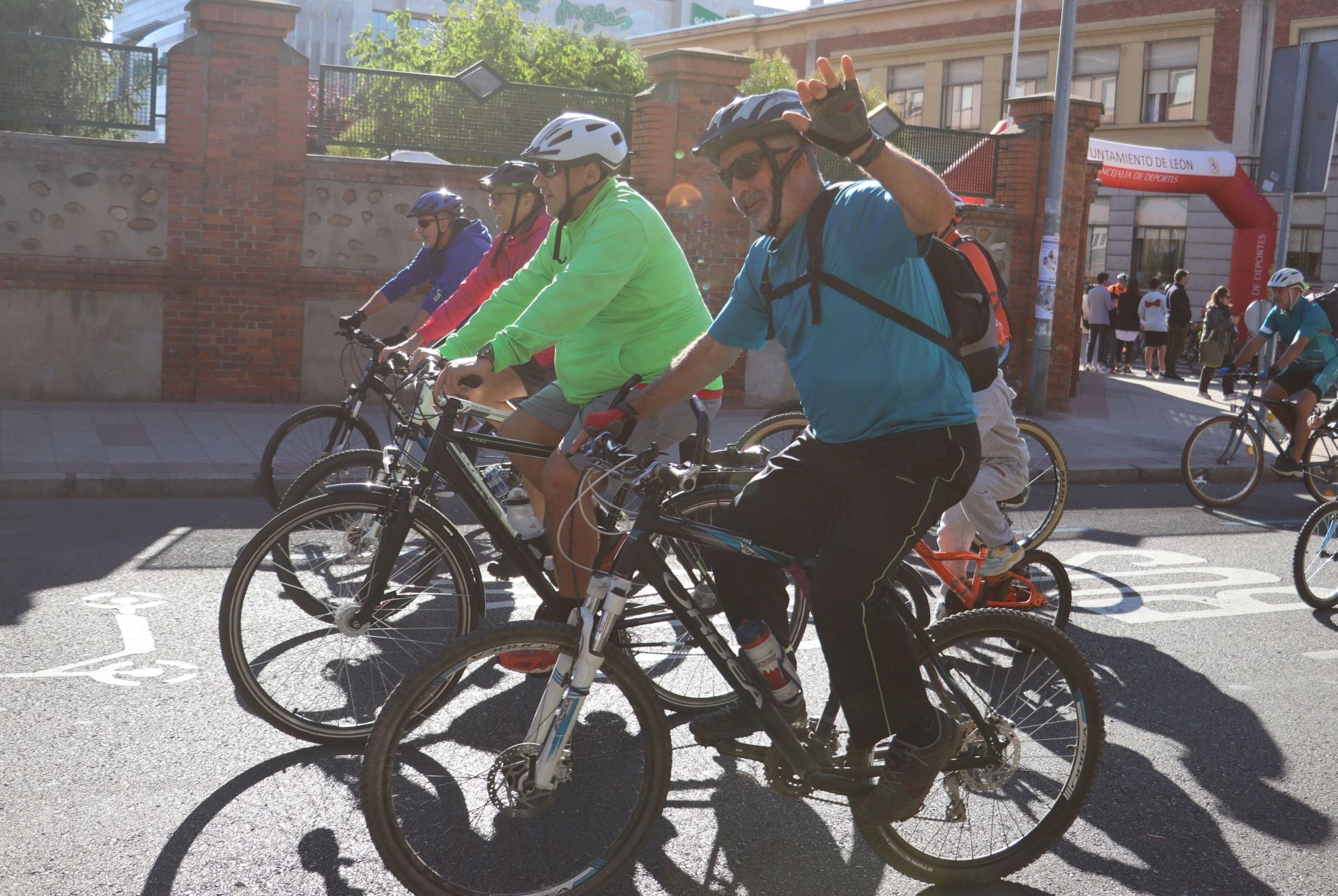Las imágenes del Día de la Bici en León