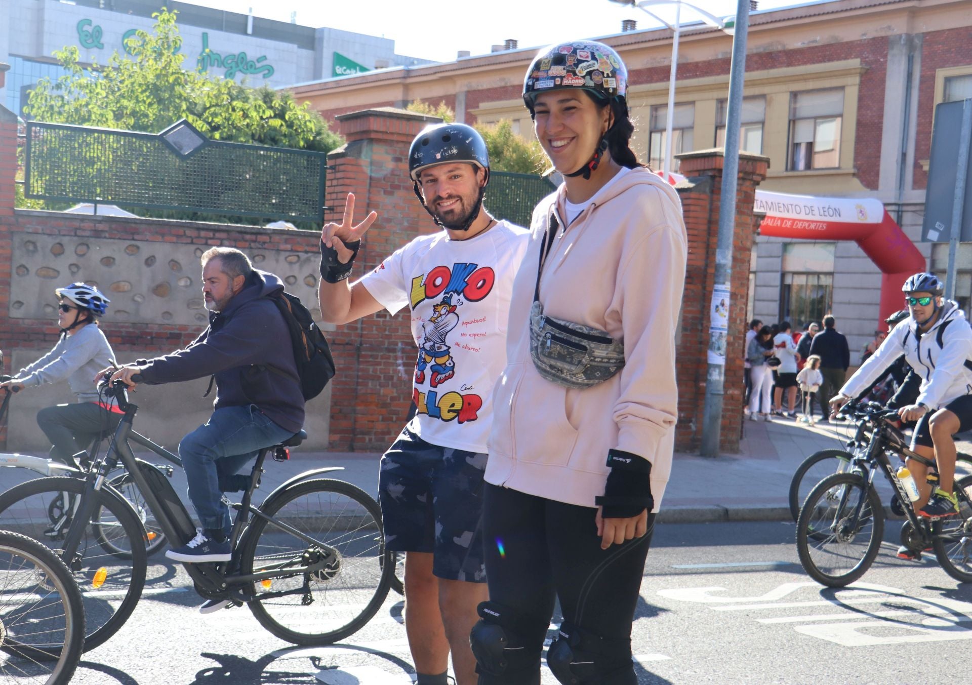 Las imágenes del Día de la Bici en León