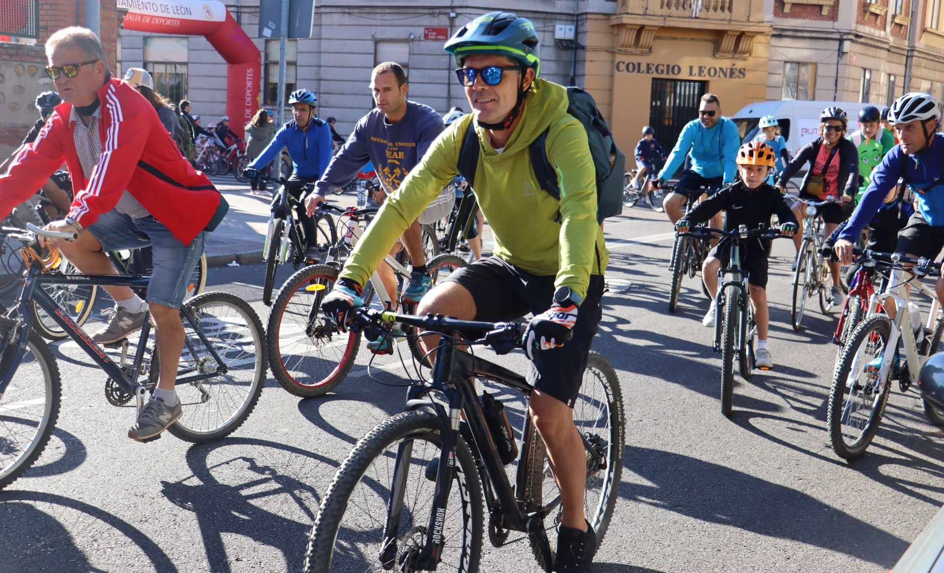 Las imágenes del Día de la Bici en León