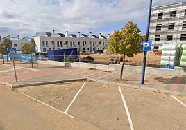 Zona donde se produjo el incidente.