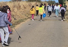 'Aula libera' conciencia a los escolares de Villaquilambre sobre la basuraleza