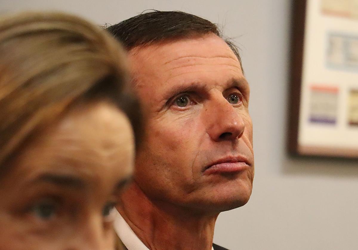 'Cuco' Ziganda, durante su presentación como nuevo entrenador de la Cultural.