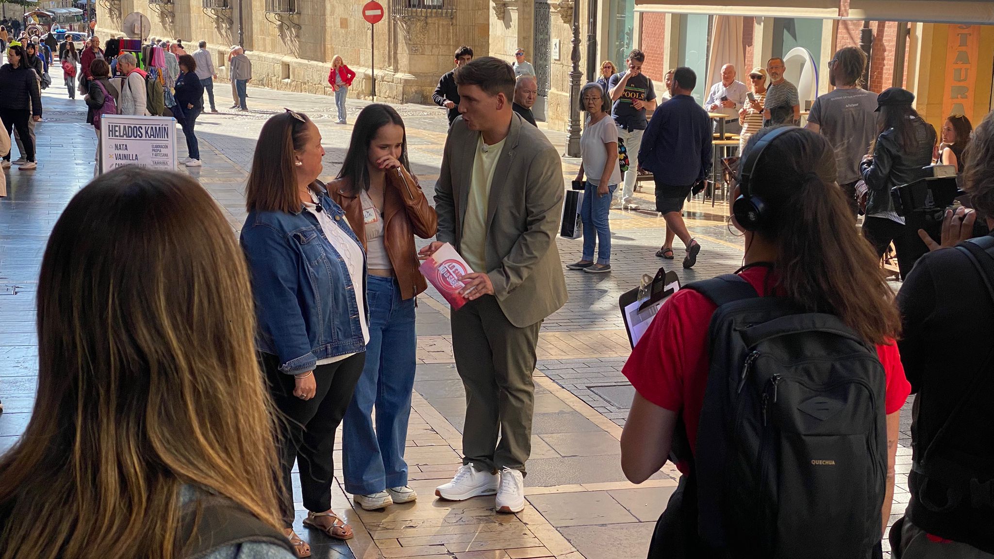 La grabación del programa de televisión &#039;Lo sabe, no lo sabe&#039; en León