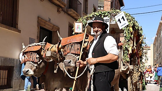 Los romeros de San Froilán engalanan León