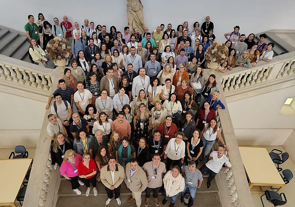Imagen de los centros en las jornadas en Alcalá de Henares.