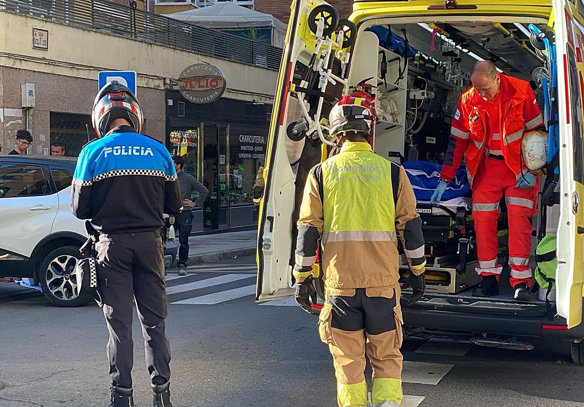 Lugar del accidente.