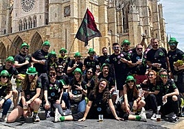 Imagen de archivo de una de las peñas.