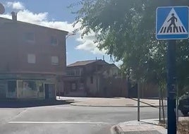 Imagen de la rotonda donde se situa el stop.