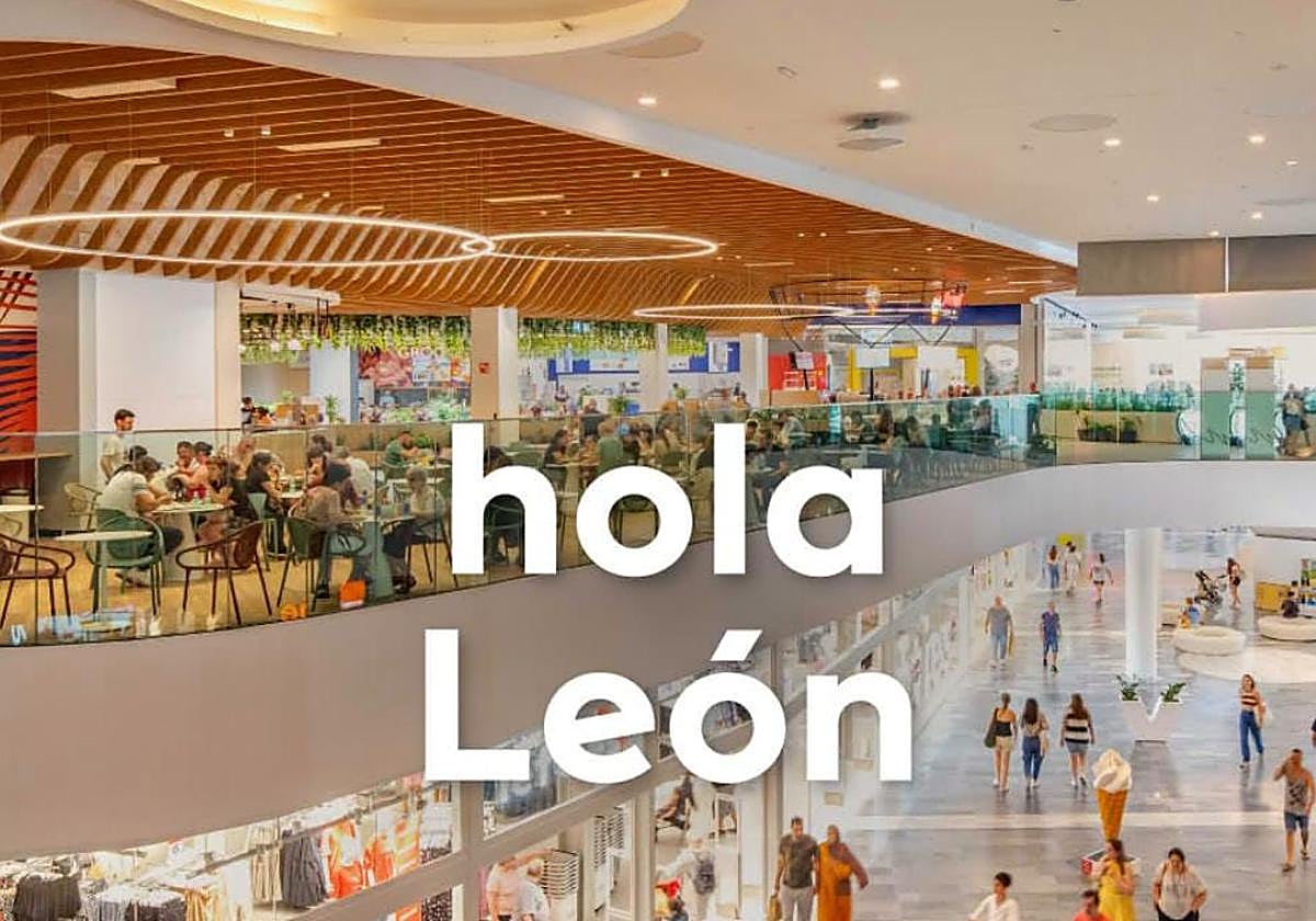 Promocional del centro comercial en redes sociales.