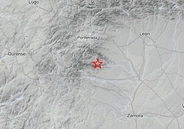 Epicentro del terremoto.