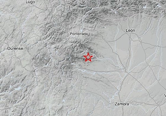 Epicentro del terremoto.