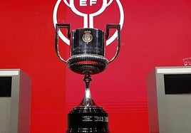 Trofeo de la Copa del Rey.