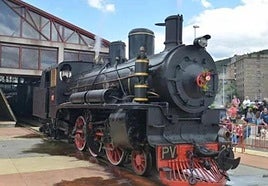 Imagen de archivo de una locomotora.