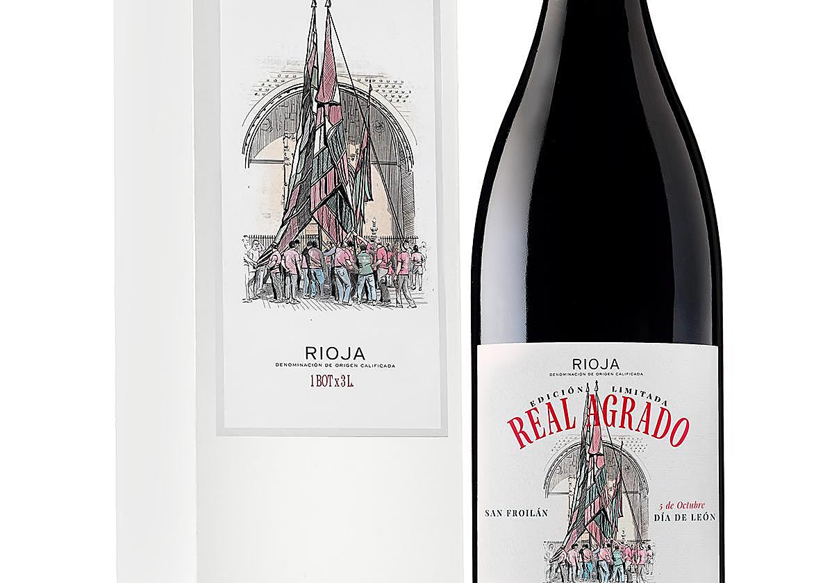 Botella conmemorativa de San Froilán.